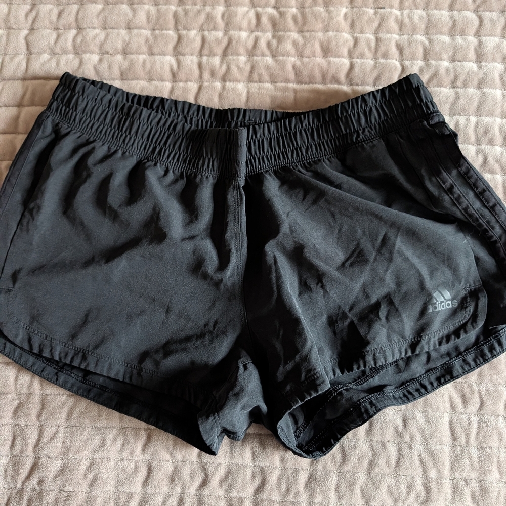 adidas Women's Black Lightweight Athletic Shorts
